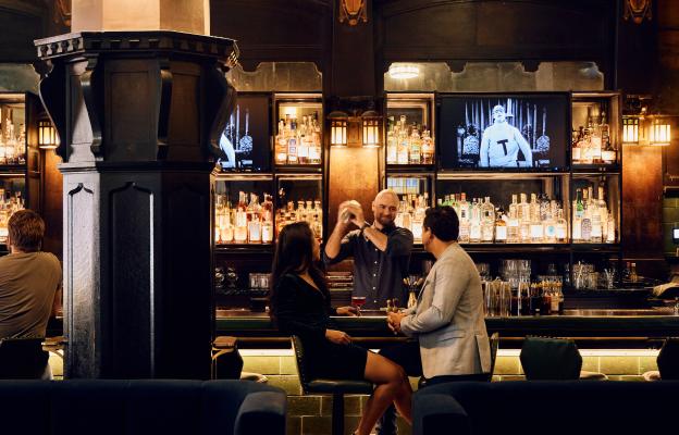 Grab a drink at the historic Savoy bar.