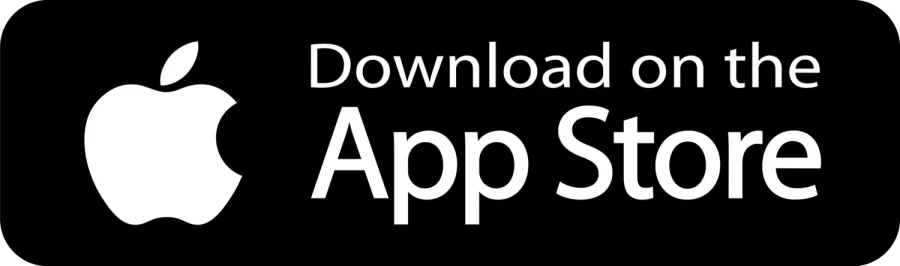 Download on the App Store with Apple logo against black background.